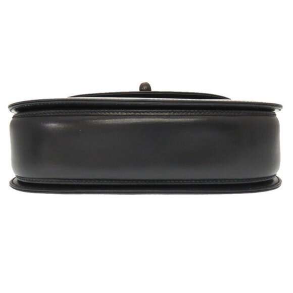 Gucci Bamboo Leather Navy Blue Handbag - Picture 3 of 8